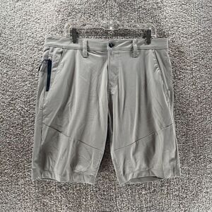 Projek Raw Shorts Mens 36 Gray Chino Flat Front Classiccore Normcore Logo Pocket